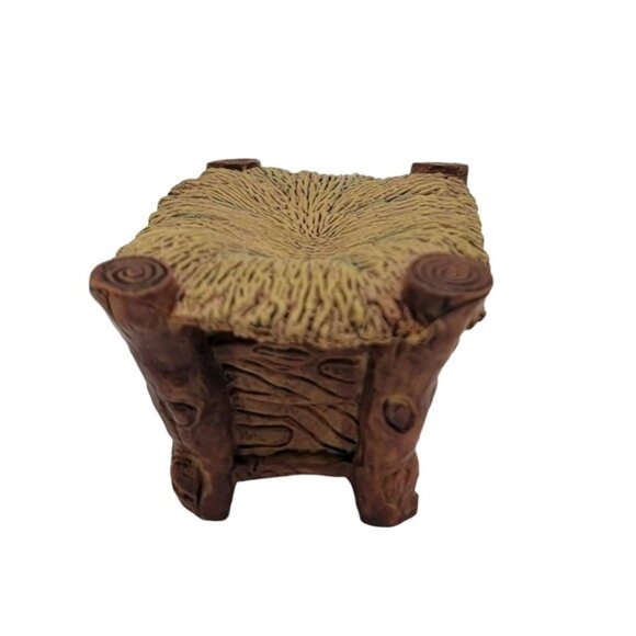 DiGiovanni by Autom Nativity Manger 4"X2.5" Poly Resin Figure 1998 Jesus VTG - Picture 4 of 10